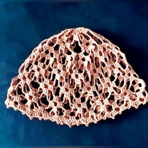 Crochet lace summer hat
